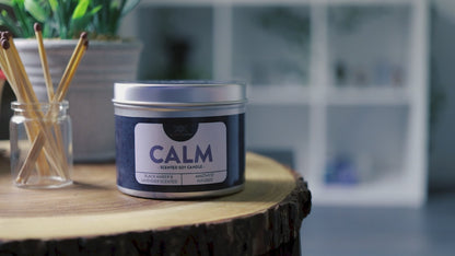 Calm - Amethyst Infused Crystal Soy Candle