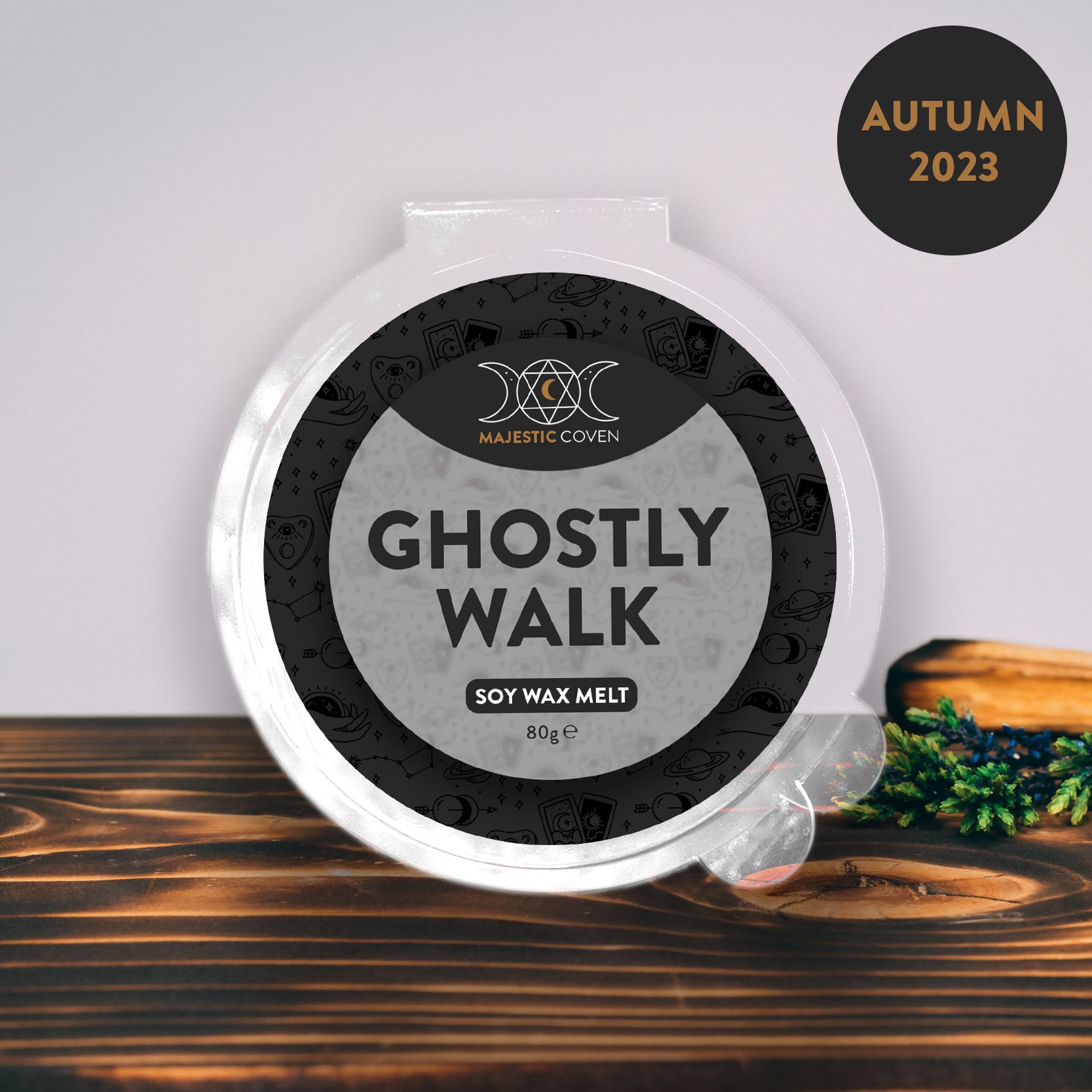 Ghostly Walk - Soy Wax Melt 80g Segment Pot Majestic Coven