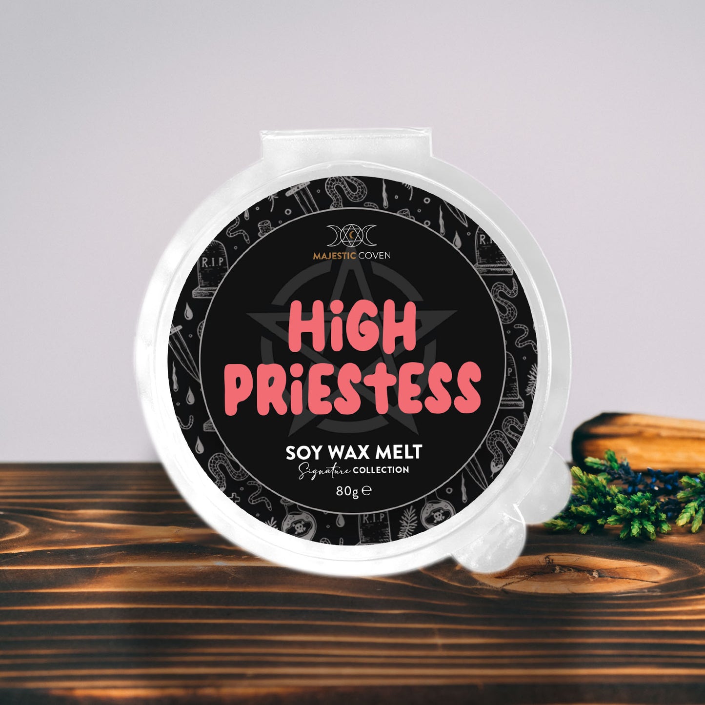High Priestess - Soy Wax Melt 80g Segment Pot Majestic Coven