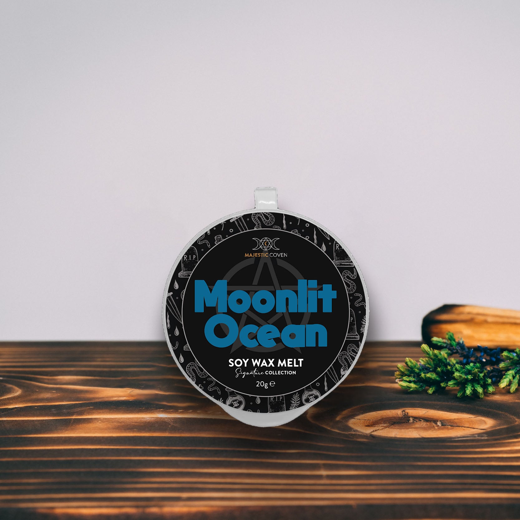Moonlit Ocean - Soy Wax Melt 20g Sample Pot Majestic Coven