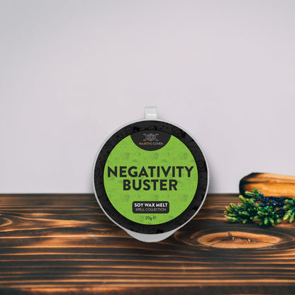 Negativity Buster - Soy Wax Melt 20g Sample Pot Majestic Coven