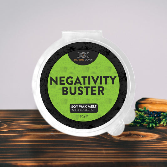 Negativity Buster - Soy Wax Melt 80g Segment Pot Majestic Coven