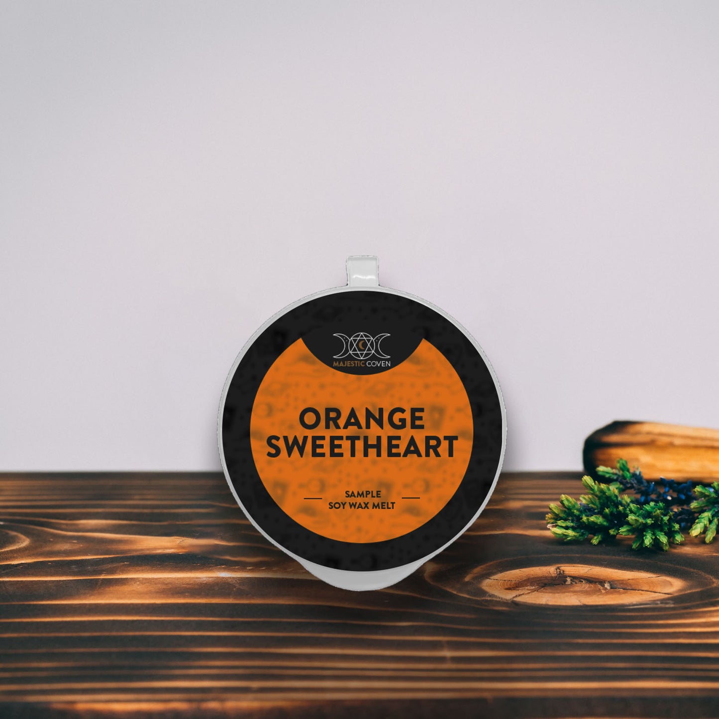 Orange Sweetheart - Soy Wax Melt 20g Sample Pot Majestic Coven