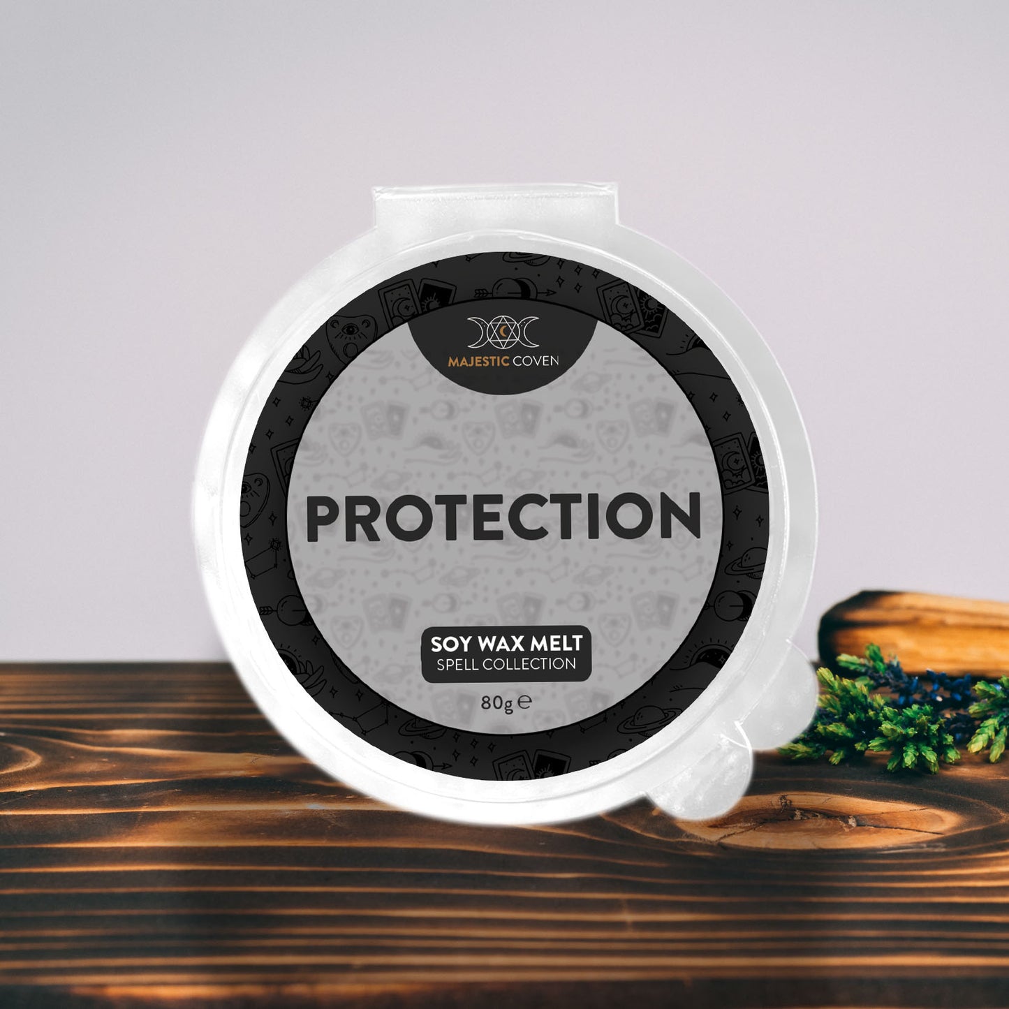 Protection - Soy Wax Melt 80g Segment Pot Majestic Coven