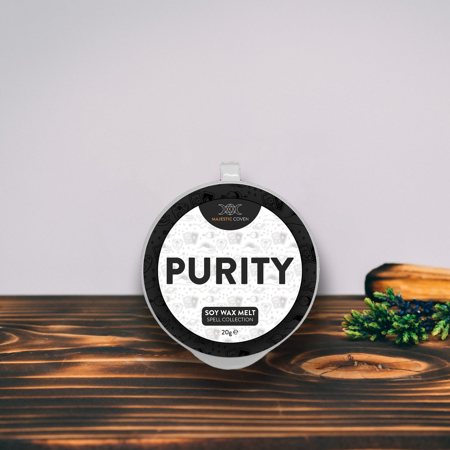 Purity - Linen Fresh - Soy Wax Melt 20g Sample Pot Majestic Coven