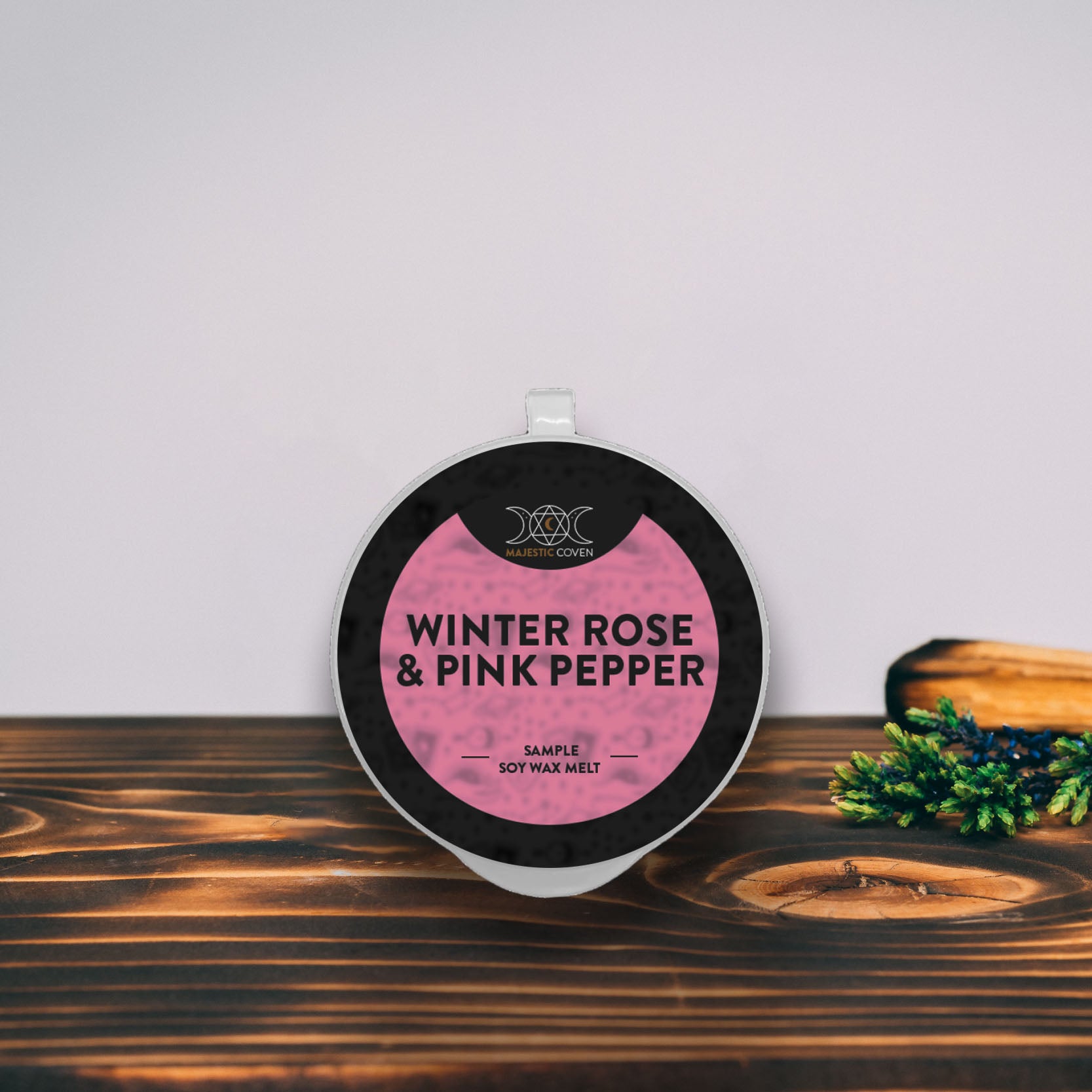 Winter Rose & Pink Pepper - Soy Wax Melt 20g Sample Pot Majestic Coven